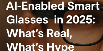 AI‑Enabled Smart Glasses in 2025: What’s Real, What’s Hype